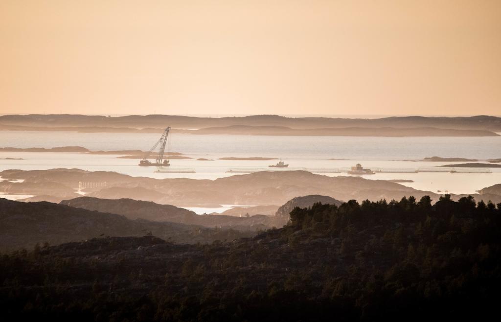 Dolmsundet Hotell Hitra Melandsjøen Esterno foto